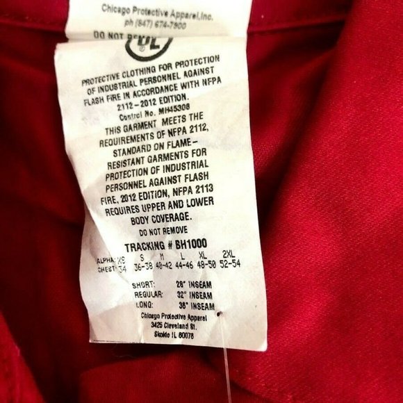Chicago Protective Apparel 605-FRC-R-M FR Cotton - Picture 5 of 5